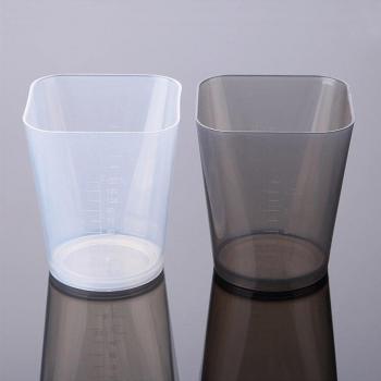Square Plastic Measuring Cup for Hairdressing