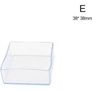 Couvertures transparentes pour pieds de chaise