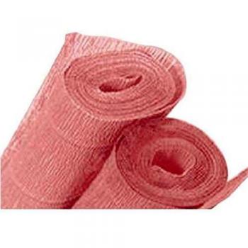 Tris di rotoli di carta CRESPA rosa salmone 40 gr