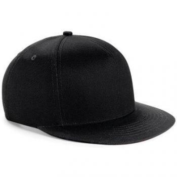 Beechfield Youth Unisex Retro Snapback Cap One Size black