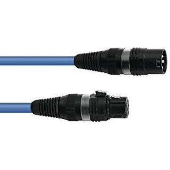 SOMMER CABLE DMX XLR 3pin Kabel 1,5m blau Hicon