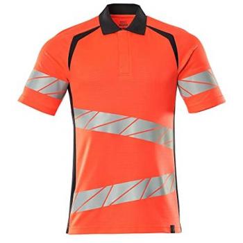 Mascot Hi-Vis Red/Dark Navy Polo Shirt 4XL