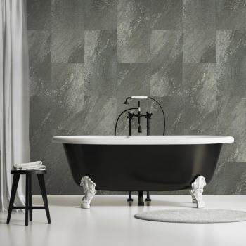 Revestimiento de pared Grosfillex Gx Wall+ negro 60x30 cm