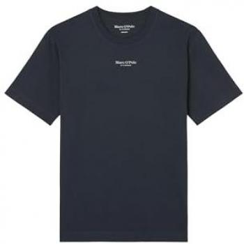 Camiseta Marc O’Polo Azúl Medianoche en Blanco