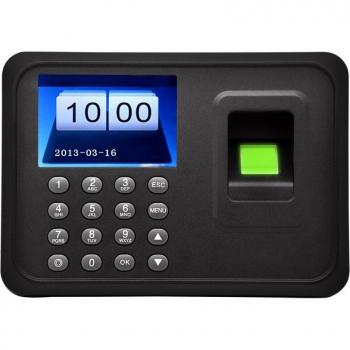 Horloge enregistreur d'employés biométrique 2,4 TFT LCD