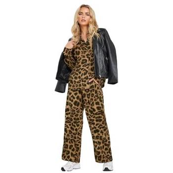 Mini Leopard Print Long Sleeve Shirt