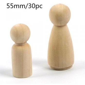 Madera Rústica 30x2,2 – Muñecas para Pintar y Teñir