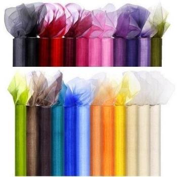 Organza Läufer Julie türkis 9m x 36cm
