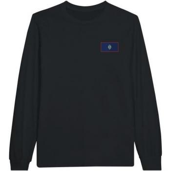 Guam Flag Long Sleeve Graphic T‑Shirt – PixelForma