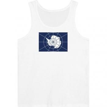 Arctic Breeze Tank – All-White, 100% Cotton, Tailored Cut – Unisex