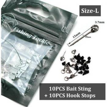Bait Spike Pins and Hook Stop Beads