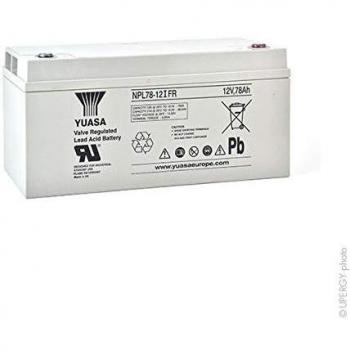 Yuasa Rechargeable 12V 78Ah Sealed Lead Acid Battery NPL78-12