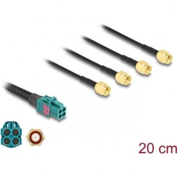 Mini Cavo FAKRA Z Quadruplo 4 SMA di Delock Antenna