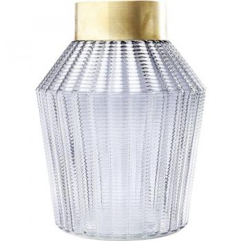 Vaso in Vetro Grigio Barfly