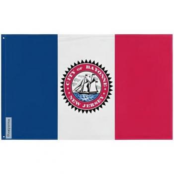 120x180cm Bayonne Flag – Polyester, Reversible Print, Metal Loops