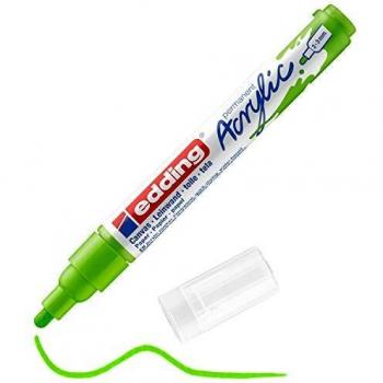 10 x Edding Acrylmarker edding 5100 medium gelbgrün