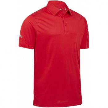 Callaway Swing Tech Poloshirt kurzarm rot M