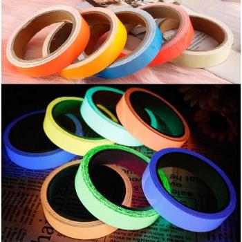 StageSafe 3cm x 1m Glow‑In‑Dark Hazard Tape