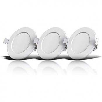 B.K.Licht Faretti da Soffitto Rotondi 230V 6W