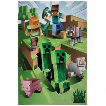 Kampf-Creeper-Wolle-Decke