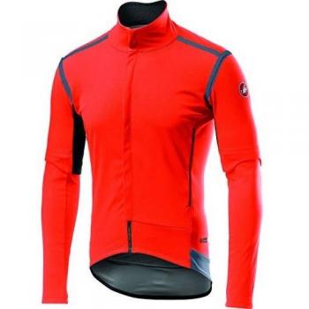 Veste Castelli Perfetto RoS à manches amovibles, GORE‑TEX INFINIUM ® en orange rosso corsa – M