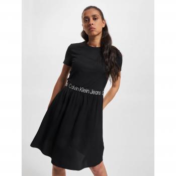 Calvin Klein Jeans Kurzarm Kleid mit Logo