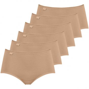 Sloggi 3P 24/7 Cotton Midi Briefs Beige – Größe 46 für Damen