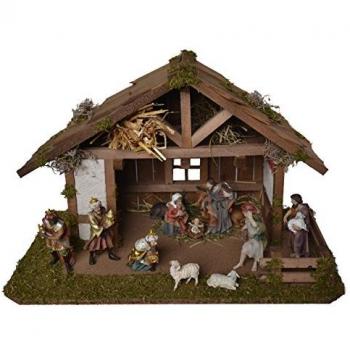 Alfred Kolbe Weihnachtskrippe Krippenstall für 10 cm Figuren