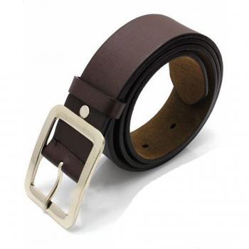 Men's Faux Leather Waist Belt with Chain