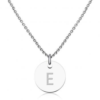 Bijoux en Argent avec Médaillon Initiale