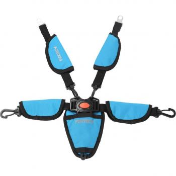 Turquoise 5-Point Safety Harness for Fuxtec Folding Wagon