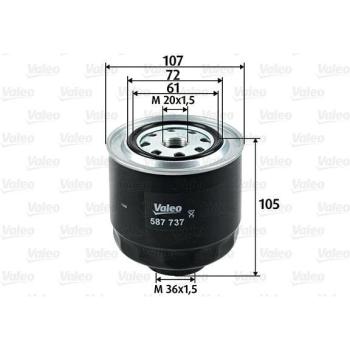 Filtro de Motor VALEO 587737