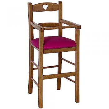 Silla de Comedor Infantil en Madera y Lila