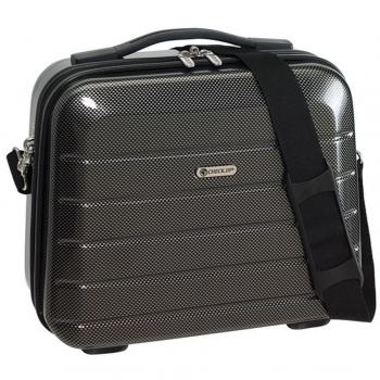 Check.in Kosmetikkoffer London 2.0 – Bordgepäck 14 L, Carbon/Schwarz