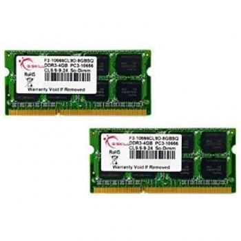 G.Skill PC3-8500 Mémoire RAM DDR3 8 Go 1333 MHz 204 Broches