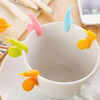 5 Pcs Cute Snail Tea Bag Clips