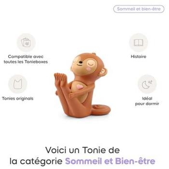 Marty le Ouistiti Tonie – Pause Zen, Peinte à la main