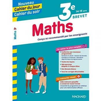 Cahier du jour/Cahier du soir Maths 3e