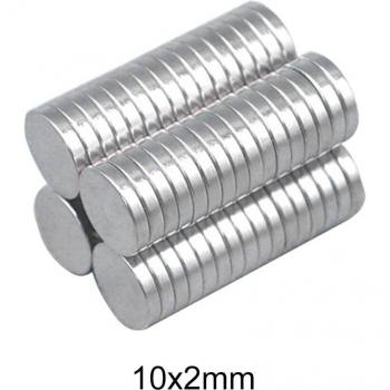 10x2 mm NdFeB Disc Magnets