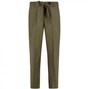 BRAX Damen Style Maine S Hose, Khaki, 27W / 32L aus Leinen