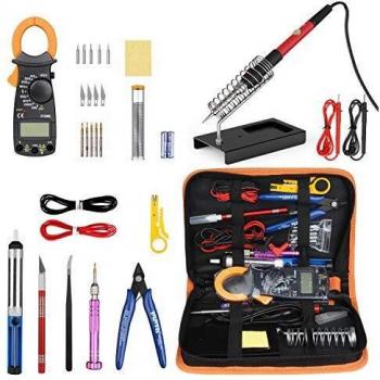 Valigetta Portatile Saldatore Elettrico 60W 220V Pro 28 in 1
