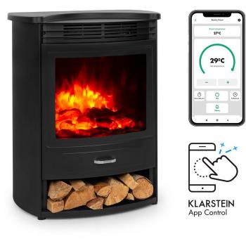 Klarstein Lareira Bormio S com Temporizador Semanal