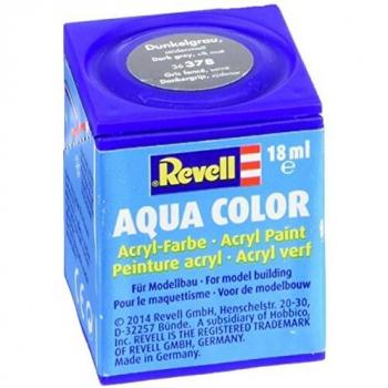 Revell 36378 4009803363783 Aqua dunkelgrau, seidenmatt Revell Farben für Modellbau, Revell Aqua
