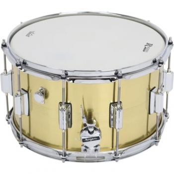 Rogers 8x14 Natural Brass Snare, 7-Line SuperTen Model