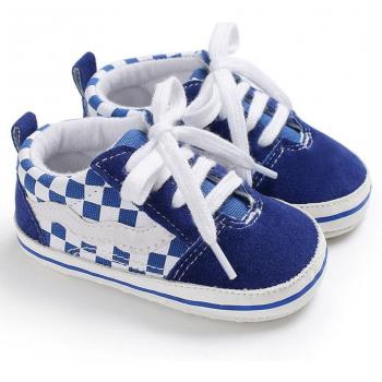 Zapatos de Tela a Cuadros para Pequeños