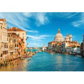 Fototapete „Blaue Brücke“ – Premium Plus 300 × 210 cm