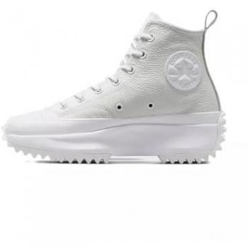 Run Star Piel Gris Confort Platforma Converse