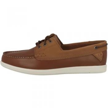 Clarks Bratton Boat Shoes Pelle Marrone EU 44.5