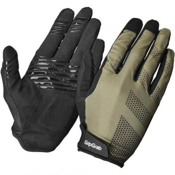 UltraGrip Olive Green RideLite Padded Bike Gloves XL