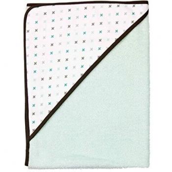 LUMABaby Care Kapuzenbettchen 85 x 75 cm – Grau/Mintgrün